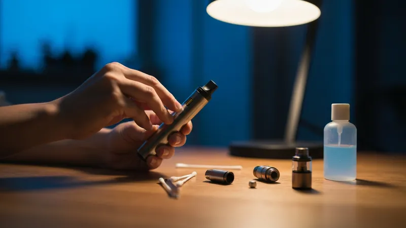 Entretien de votre appareil de vape THC
