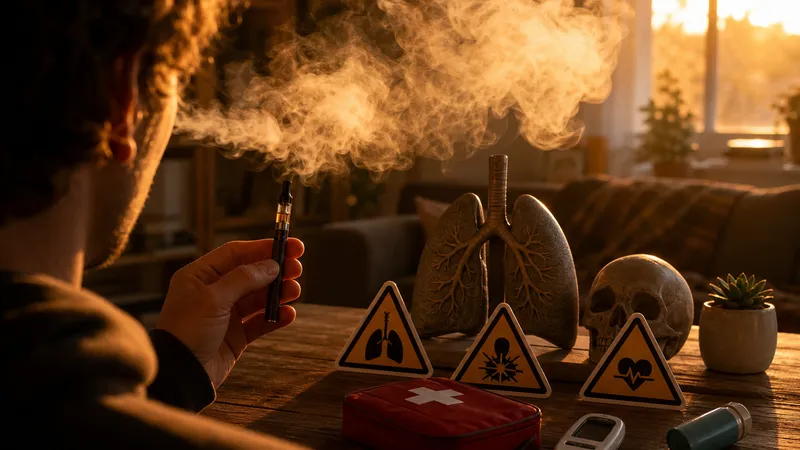 Risques potentiels de la consommation de THC en vape